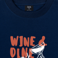 Áo Thun Relaxed Fit WINE & DINE