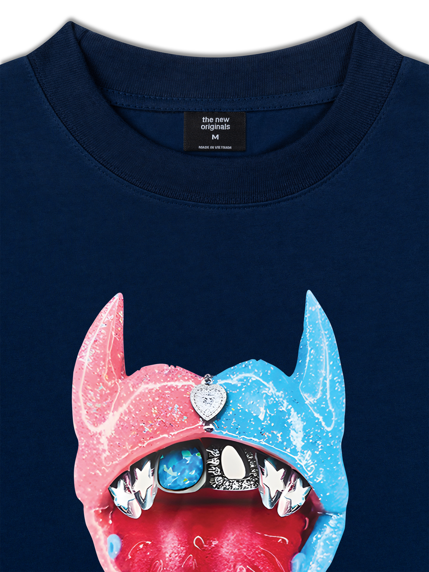 Áo Thun Relaxed Fit BOUNCE BACK© Two-Tone Devil Lip