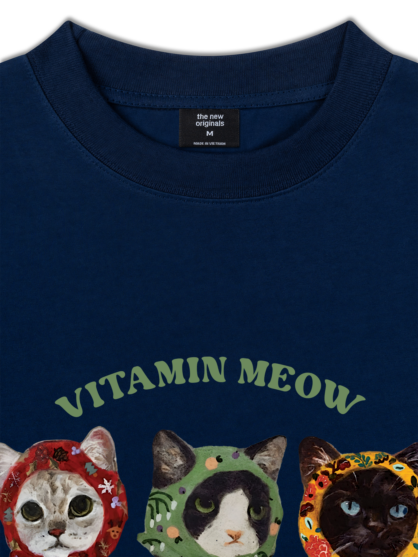 Áo Thun Relaxed Fit Vitamin Meow