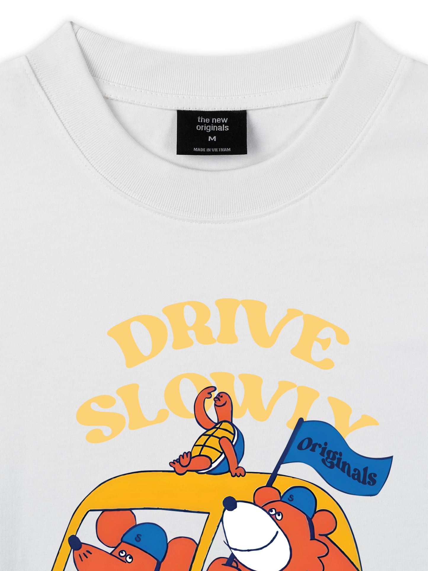Áo Thun Relaxed Fit Drive Slowly