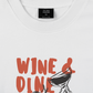 Áo Thun Relaxed Fit WINE & DINE