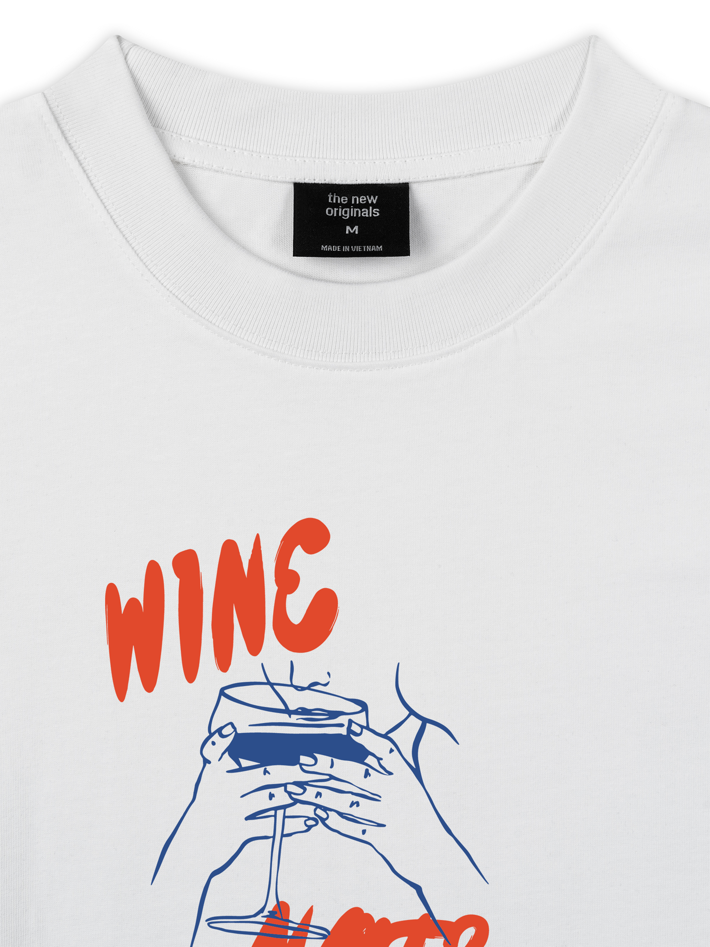 Áo Thun Relaxed Fit WINE NOT
