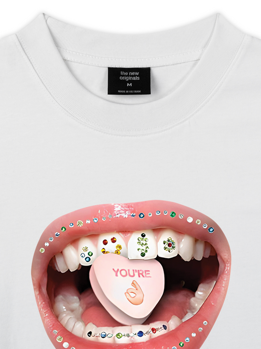 Áo Thun Relaxed Fit Diamond Grills Pills