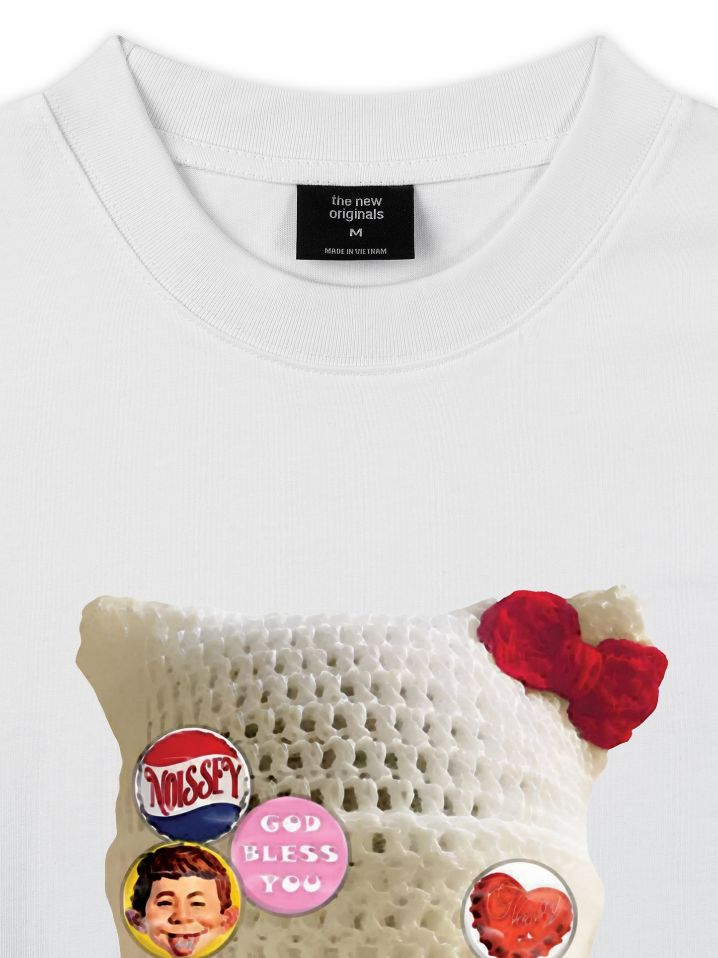 Áo Thun Relaxed Fit Badge DIY! Bad Boy's Woolen Hat