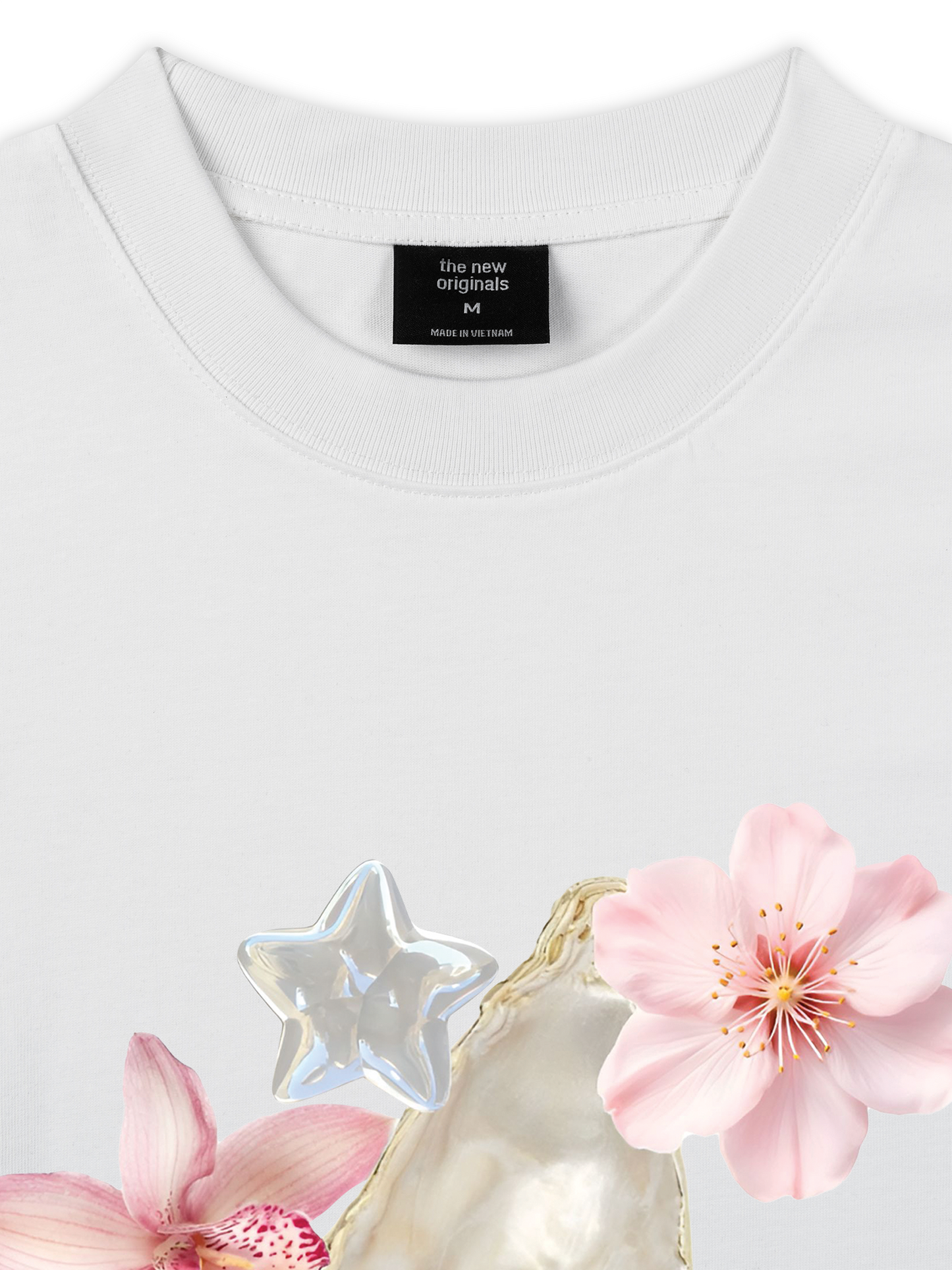Áo Thun Relaxed Fit Pearl Bloom