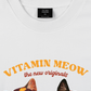 Áo Thun Relaxed Fit Vitamin Meow