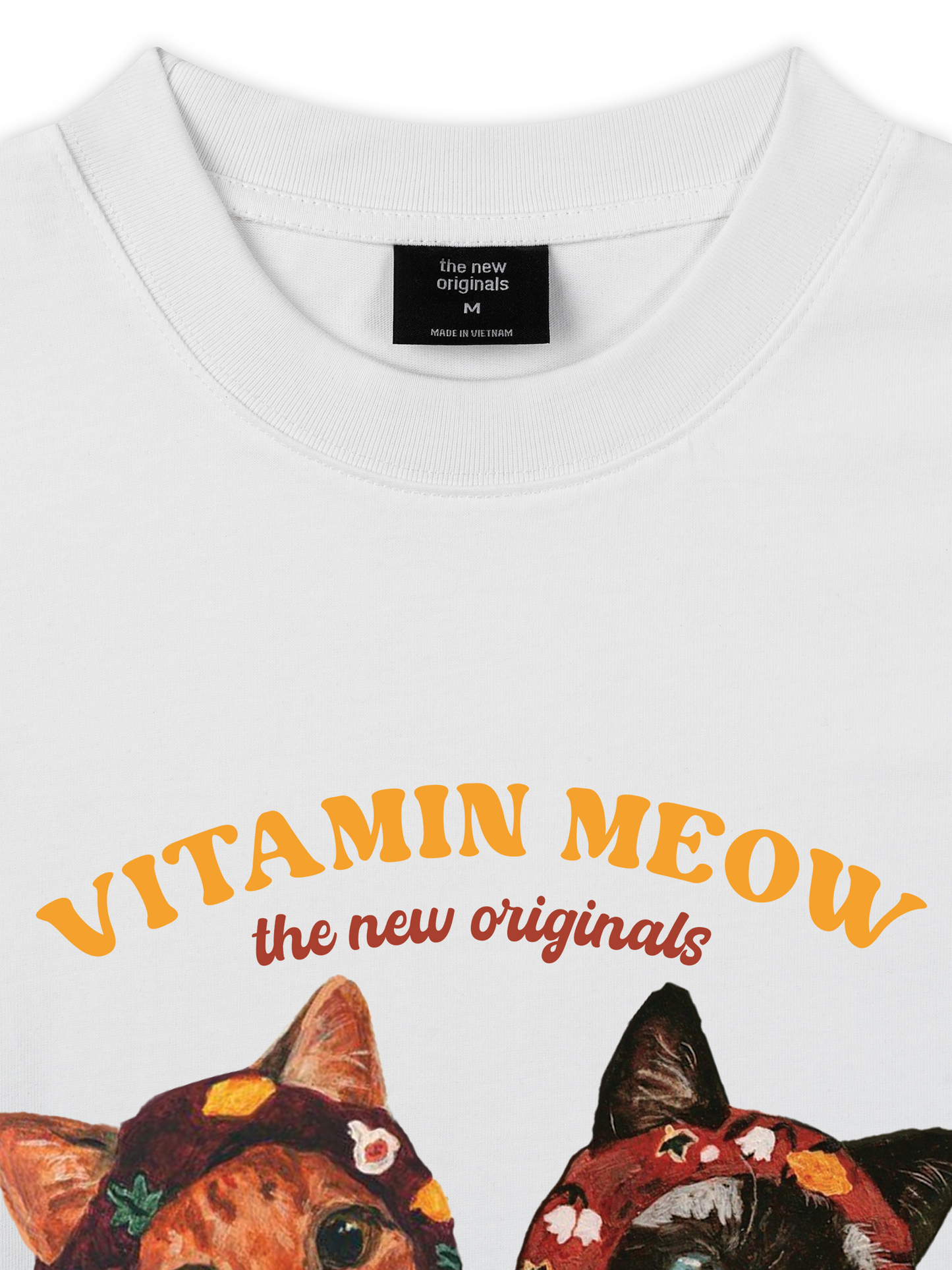 Áo Thun Relaxed Fit Vitamin Meow