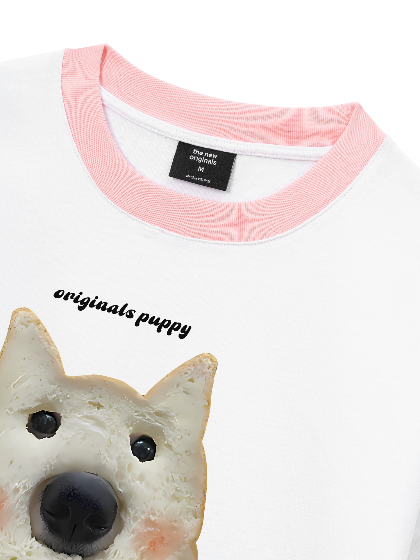 Áo Thun Ringer Relaxed Fit Sweet Pastry Orginals Puppy