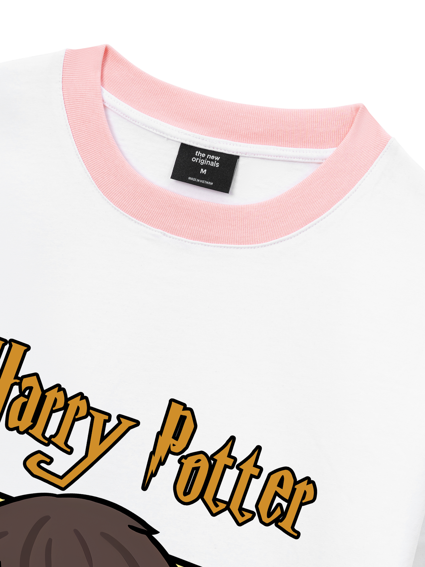 Áo Thun Ringer Relaxed Fit Harry Potter Chibi