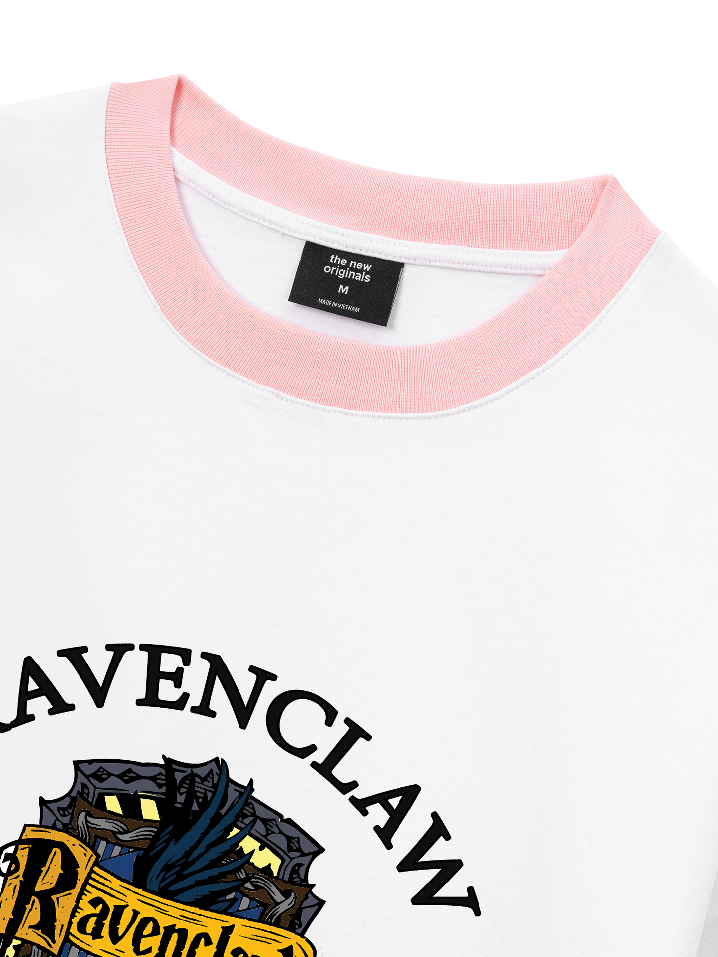 Áo Thun Ringer Relaxed Fit Harry Potter Ravenclaw Vintage