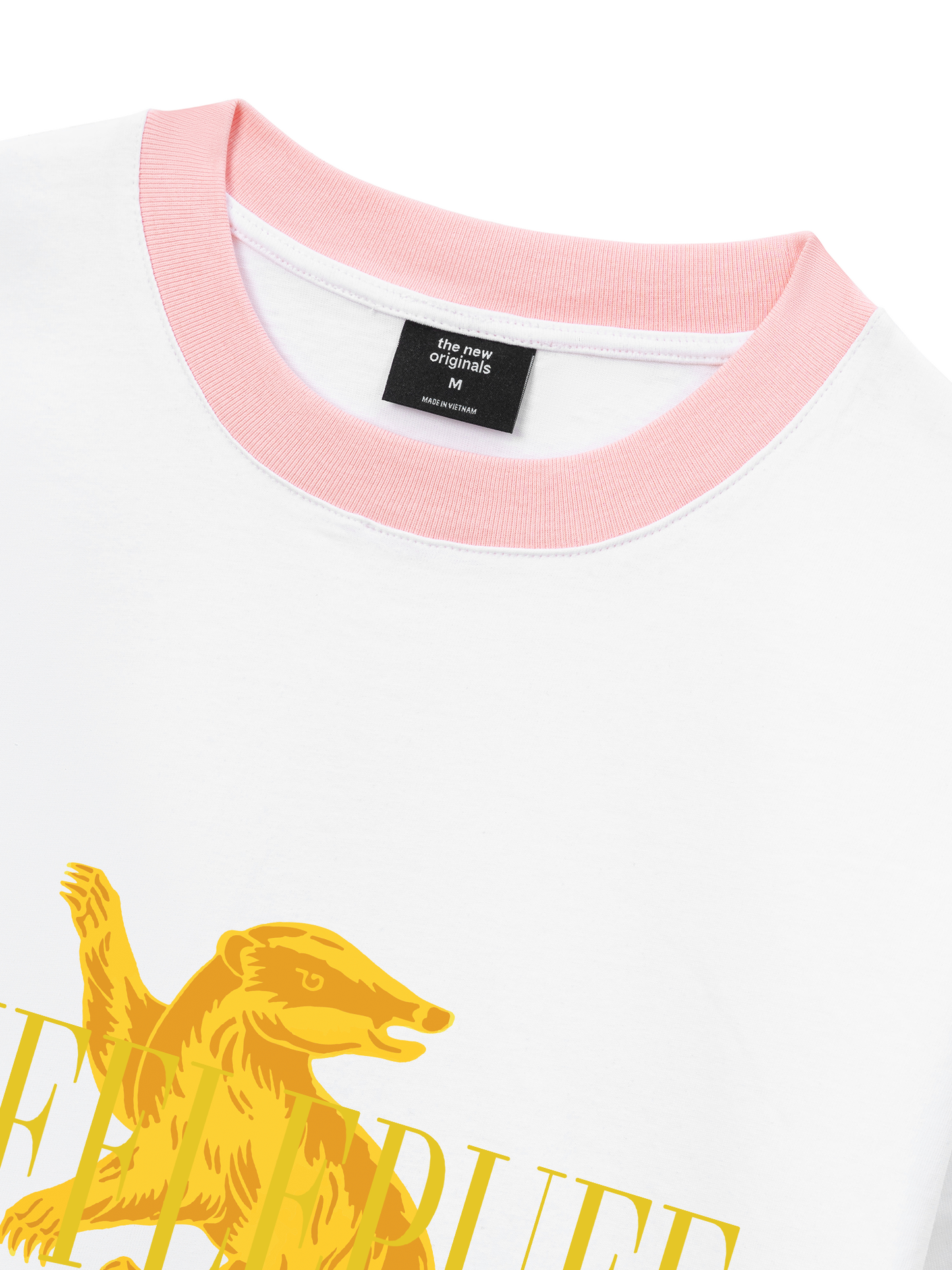 Áo Thun Ringer Relaxed Fit Harry Potter Hufflepuff