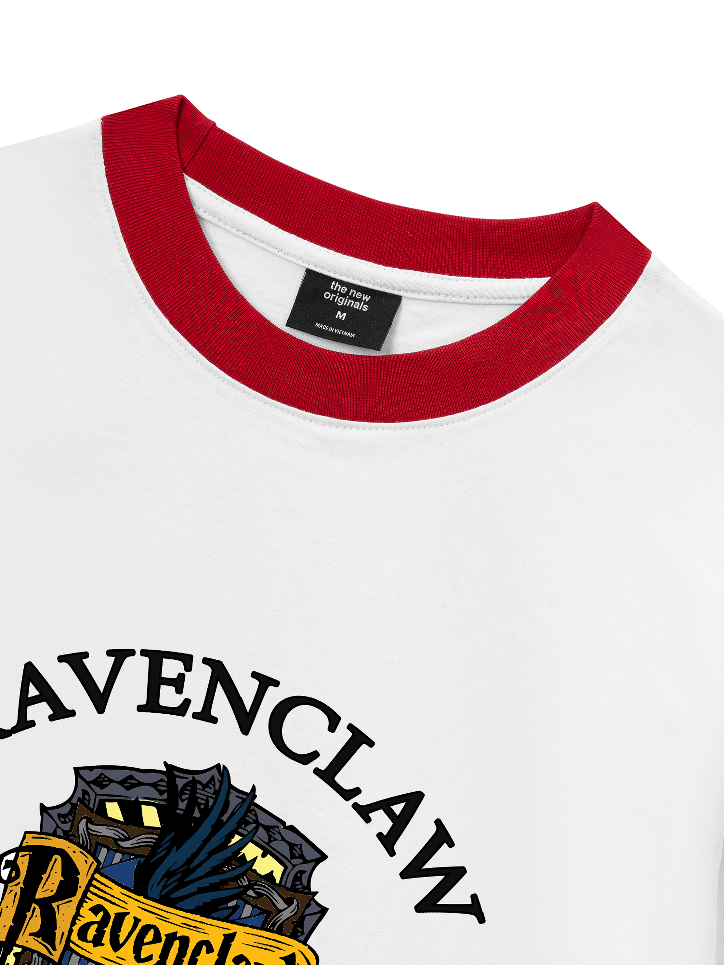 Áo Thun Ringer Relaxed Fit Harry Potter Ravenclaw Vintage