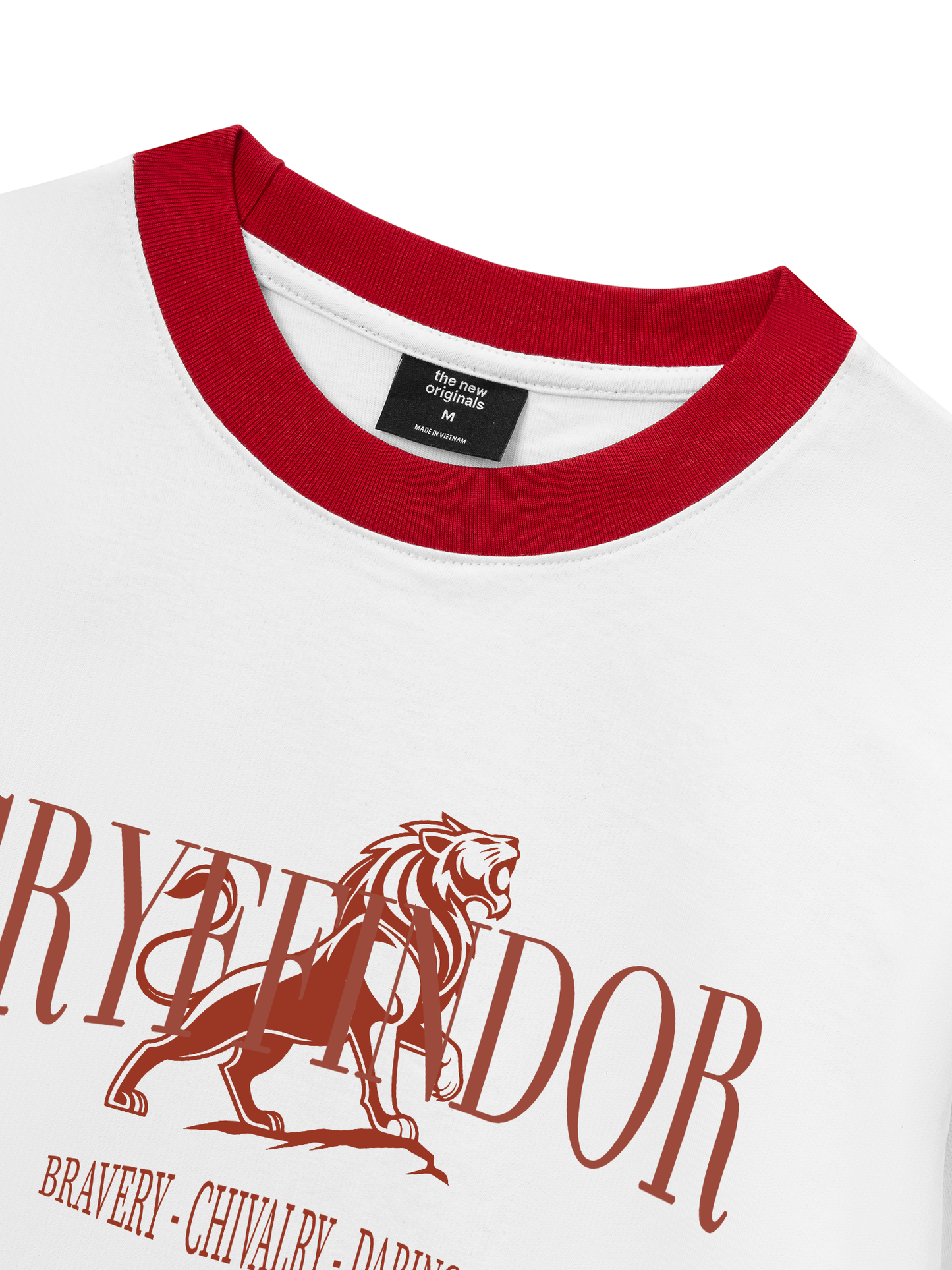 Áo Thun Ringer Relaxed Fit Harry Potter Gryffindor