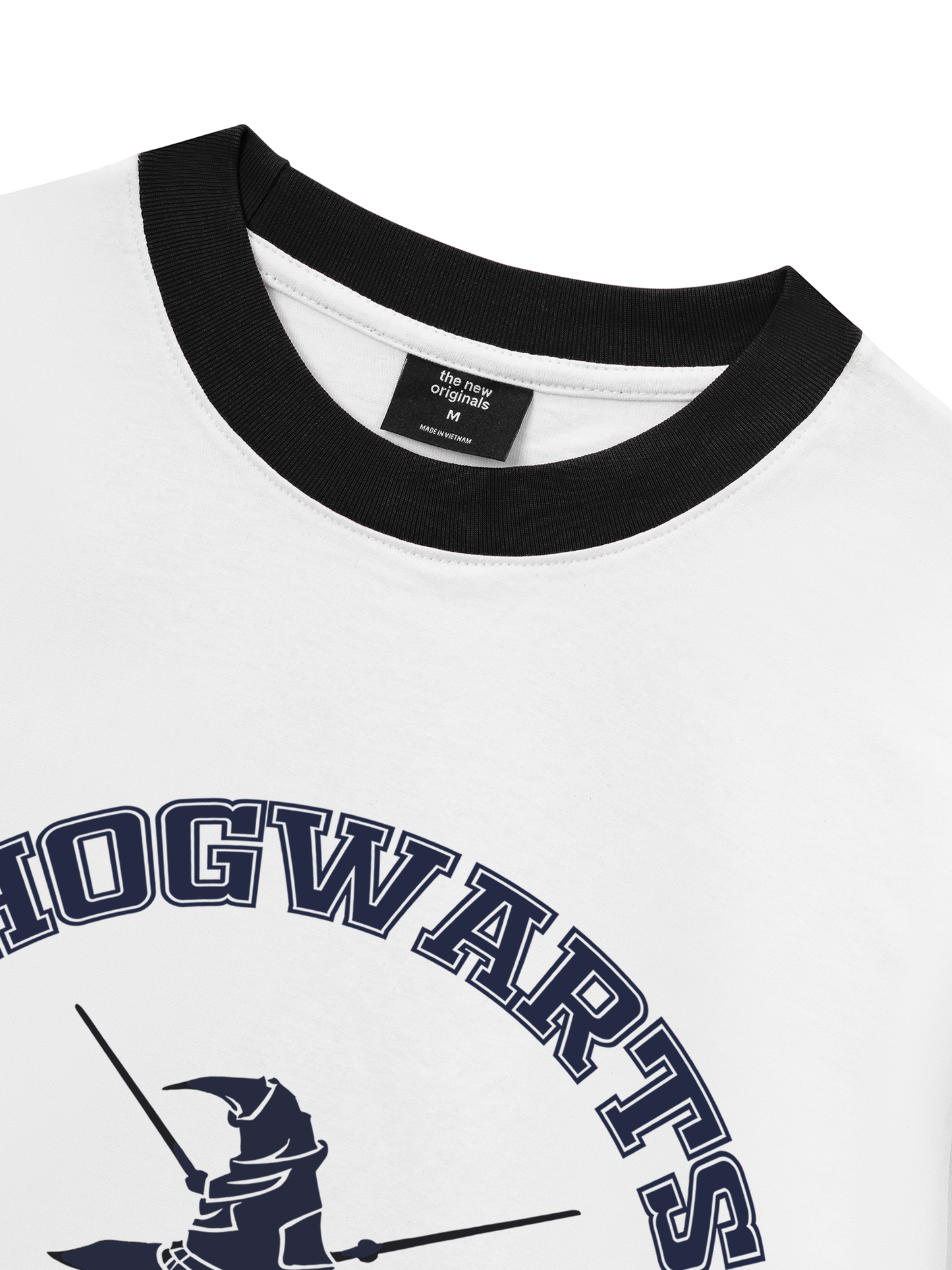 Áo Thun Ringer Relaxed Fit Harry Potter Hogwarts