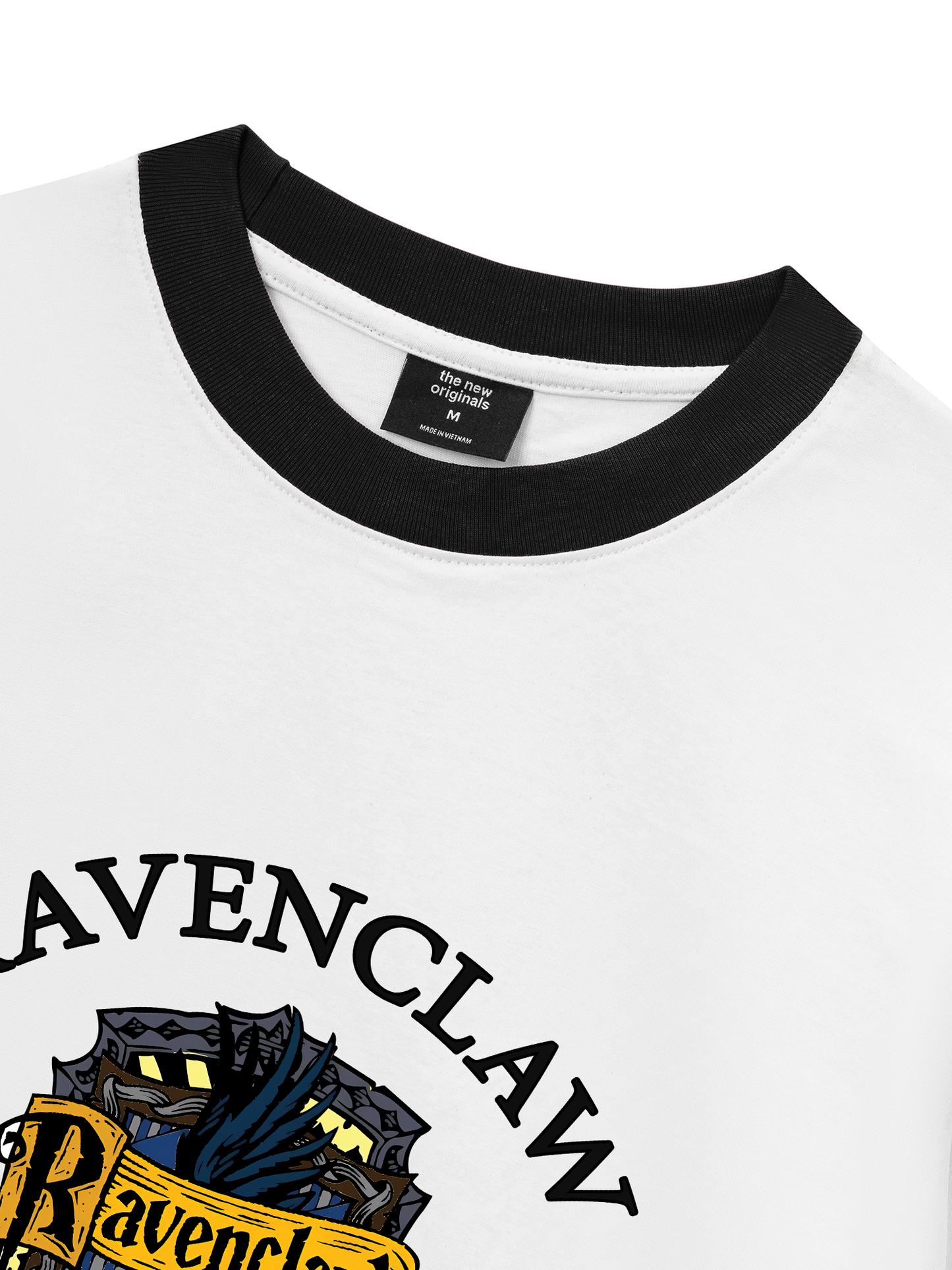 Áo Thun Ringer Relaxed Fit Harry Potter Ravenclaw Vintage