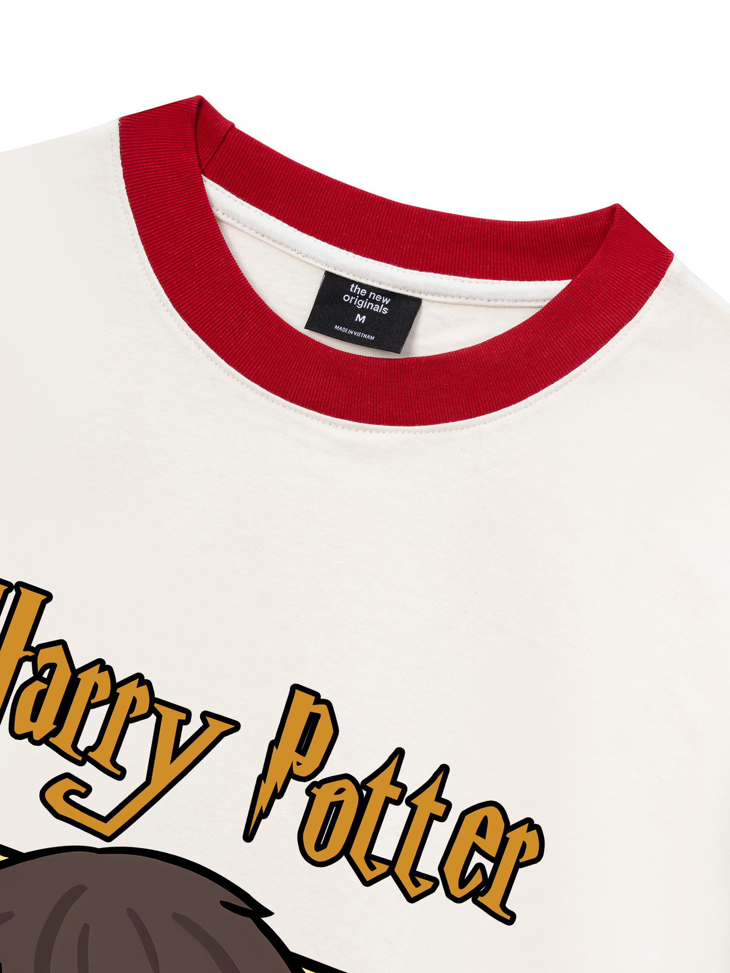 Áo Thun Ringer Relaxed Fit Harry Potter Chibi