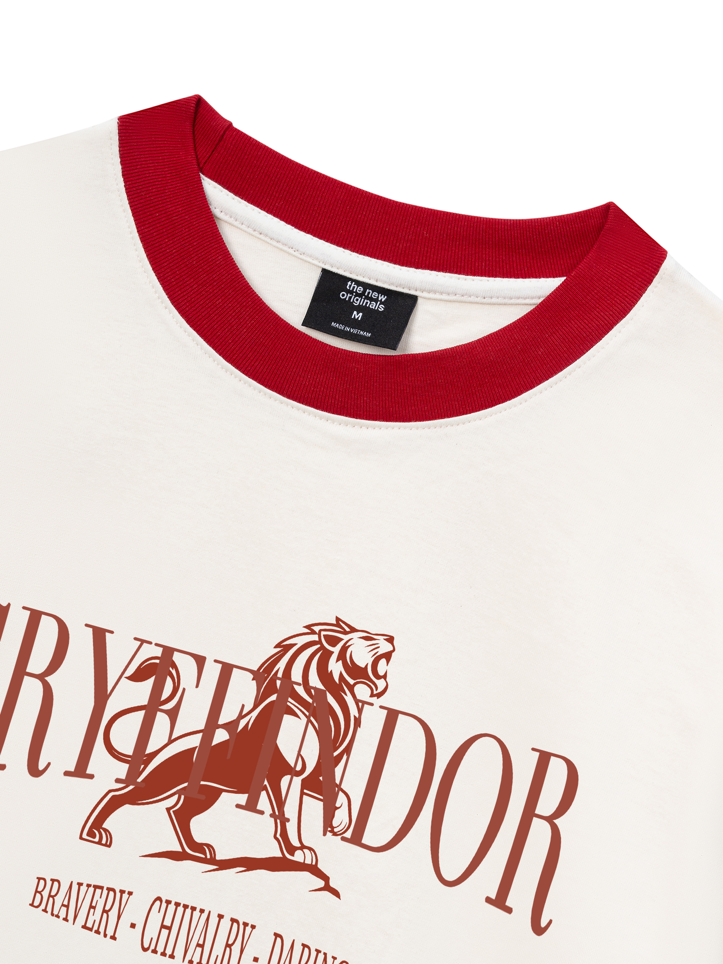 Áo Thun Ringer Relaxed Fit Harry Potter Gryffindor