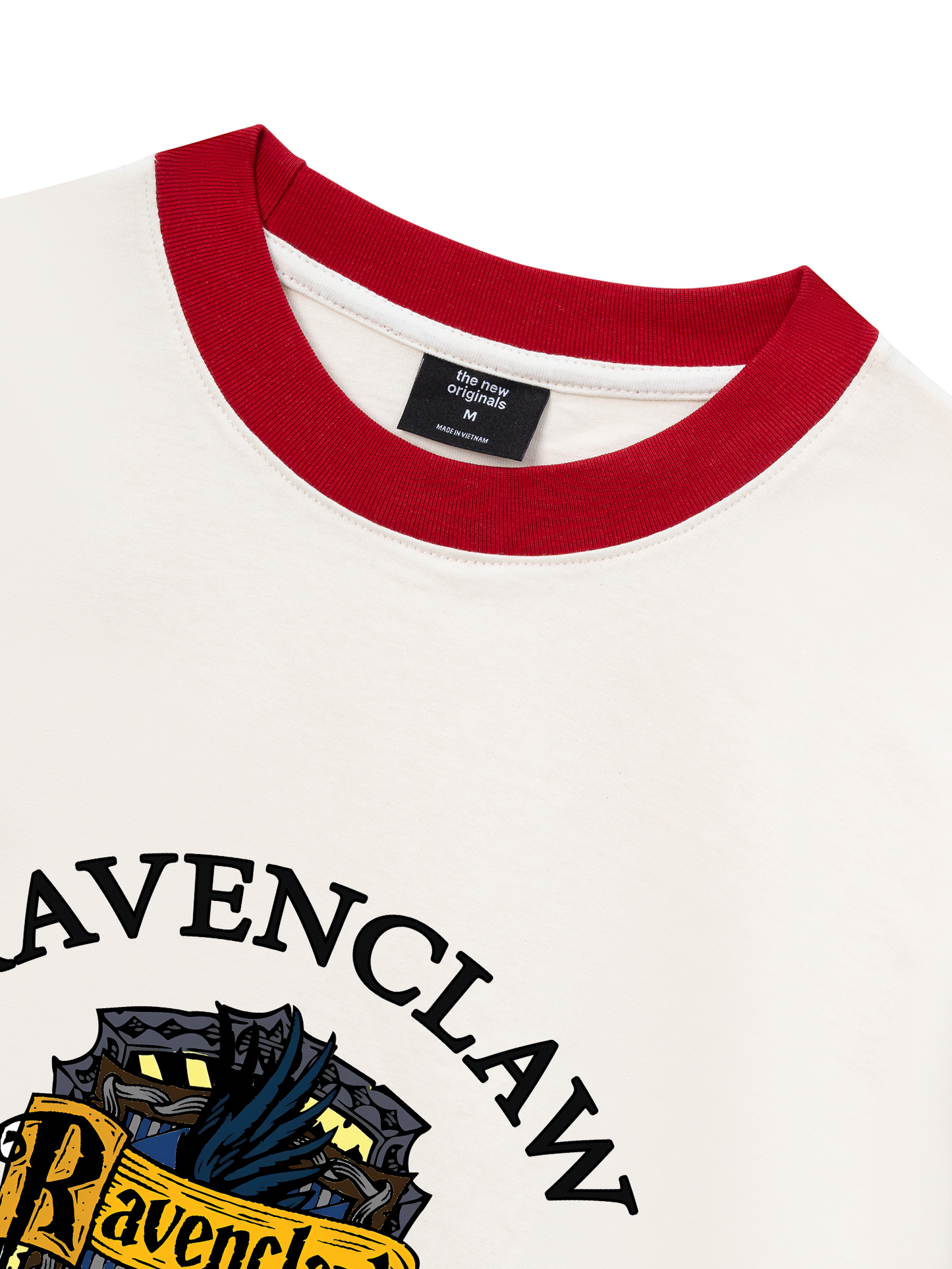 Áo Thun Ringer Relaxed Fit Harry Potter Ravenclaw Vintage