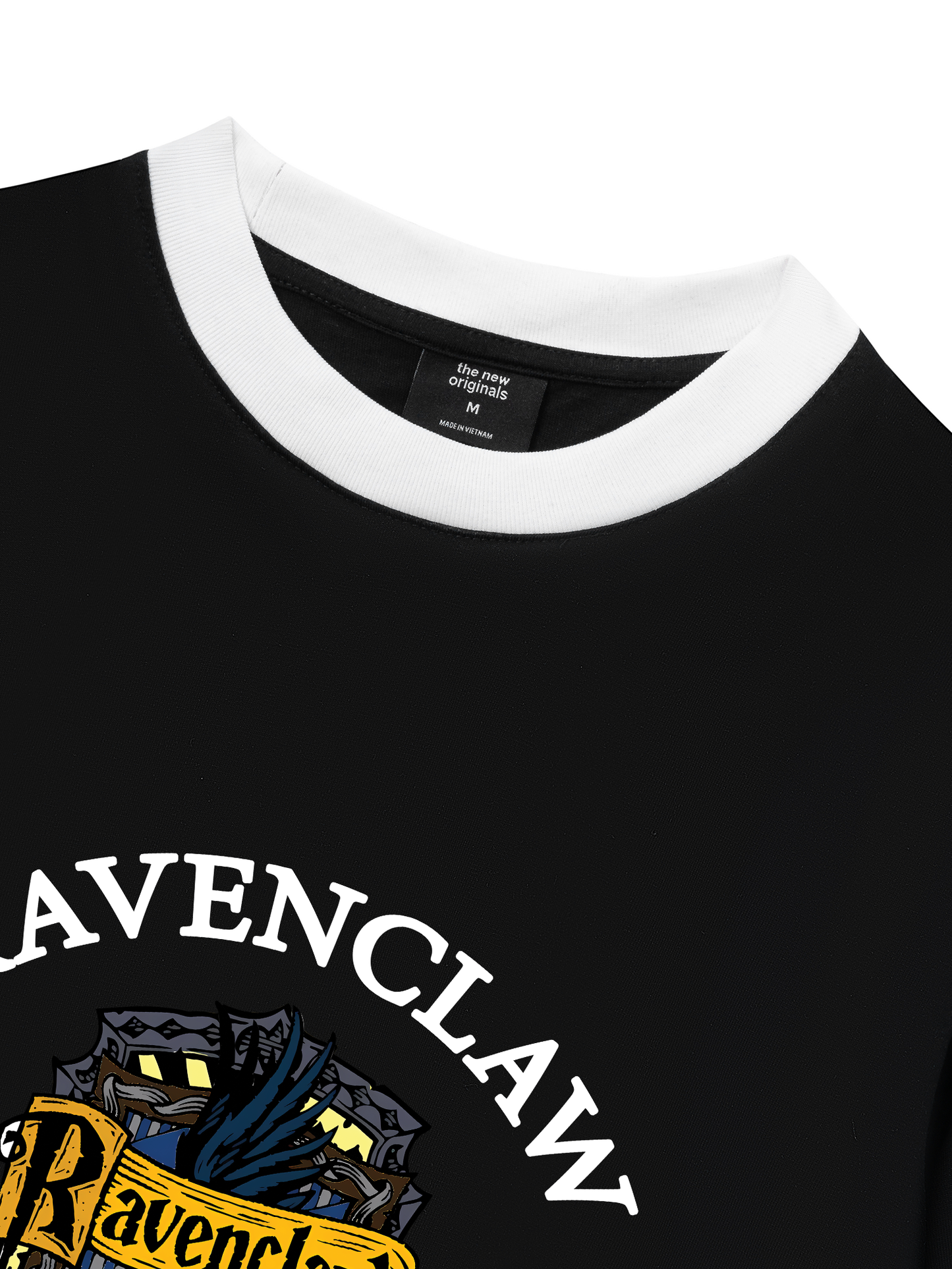 Áo Thun Ringer Relaxed Fit Harry Potter Ravenclaw Vintage