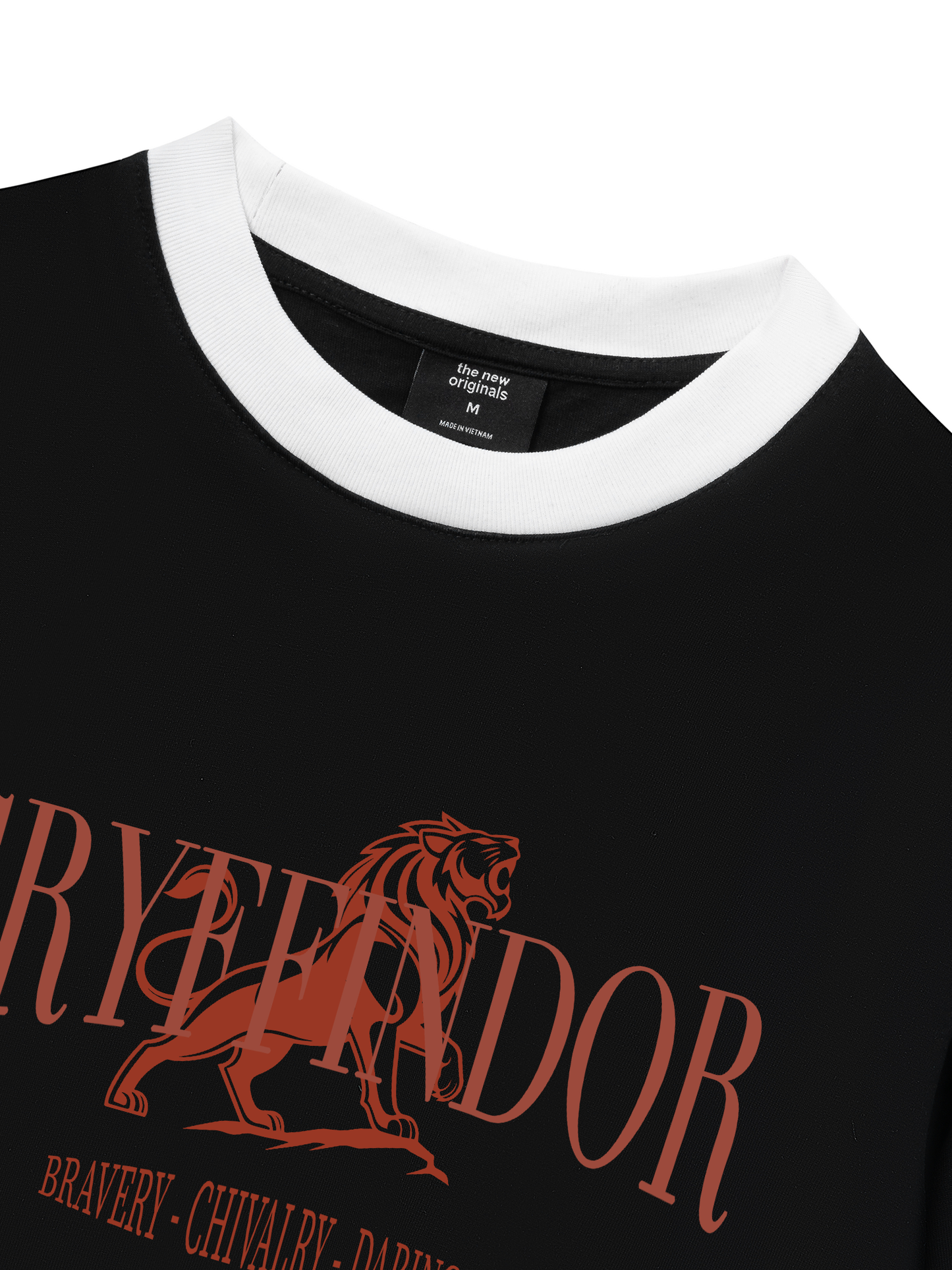 Áo Thun Ringer Relaxed Fit Harry Potter Gryffindor