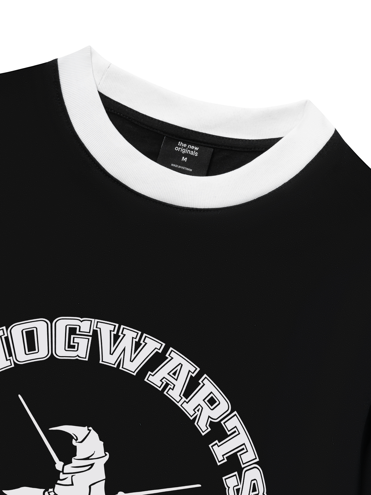 Áo Thun Ringer Relaxed Fit Harry Potter Hogwarts