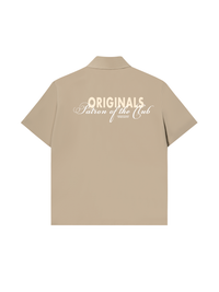 Áo Sơ Mi Kaki Boxy Ngắn Tay Originals Patron Of The Club
