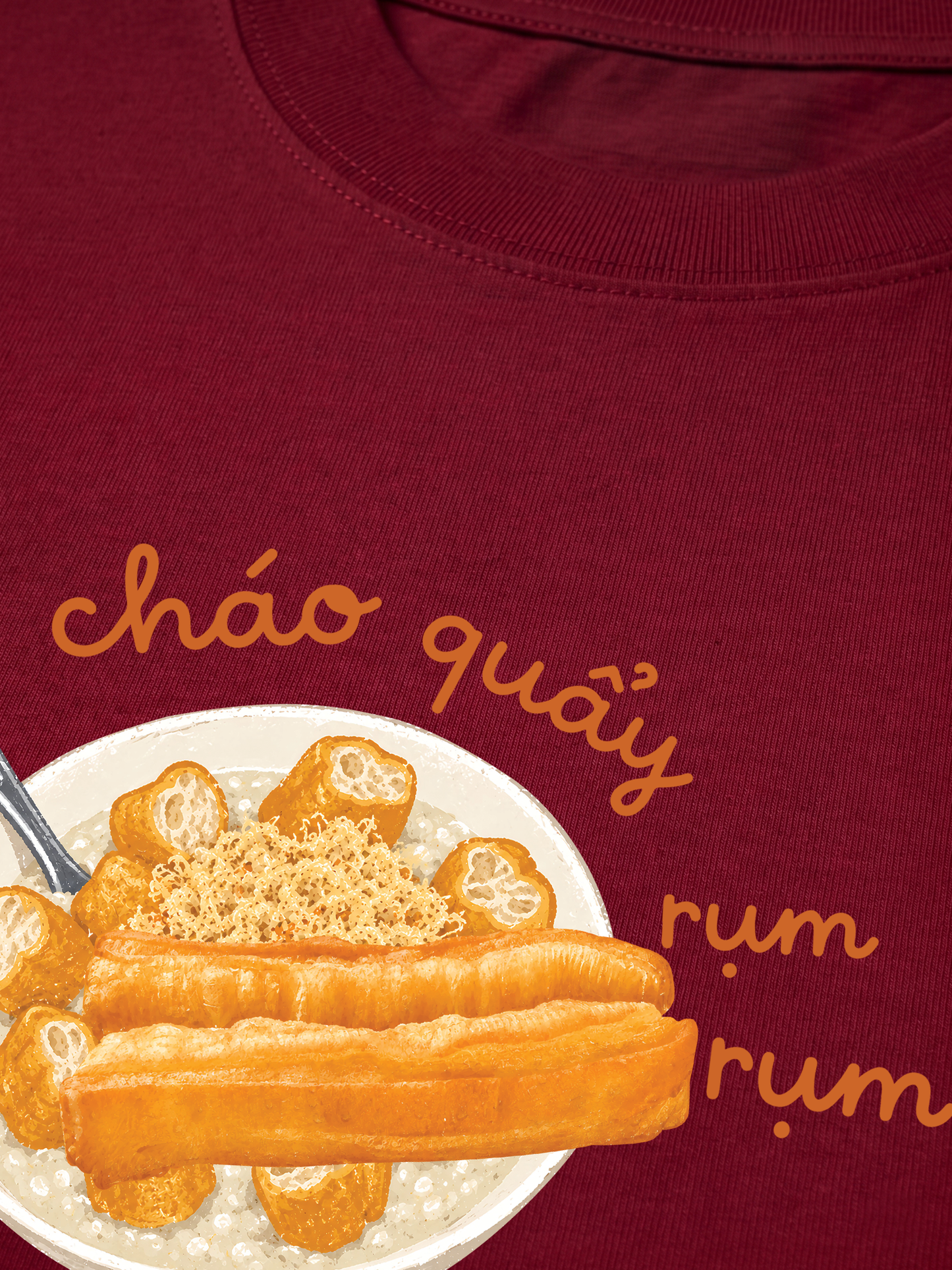 Áo Thun Relaxed Fit Cháo Quẩy