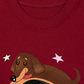 Áo Thun Relaxed Fit  Cute Girl With Dachshund