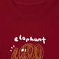 Áo Thun Relaxed Fit Cute Elephant
