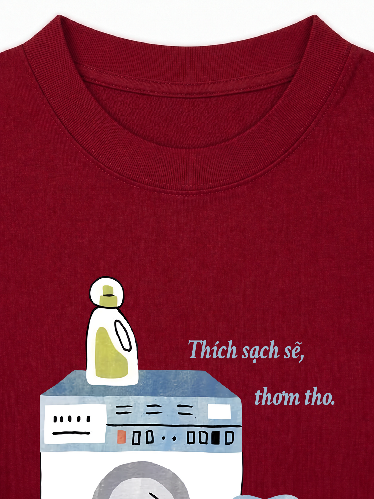 Áo Thun Relaxed Fit Thích Sạch Sẽ Thơm Tho