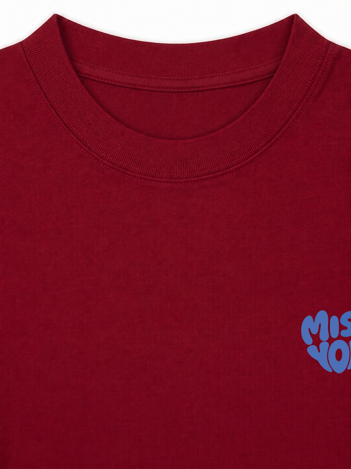 Áo Thun Relaxed Fit Miss You Typography