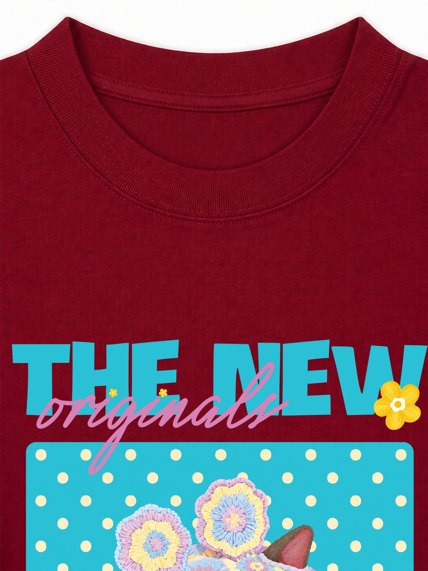 Áo Thun Relaxed Fit Little Mischief Meow