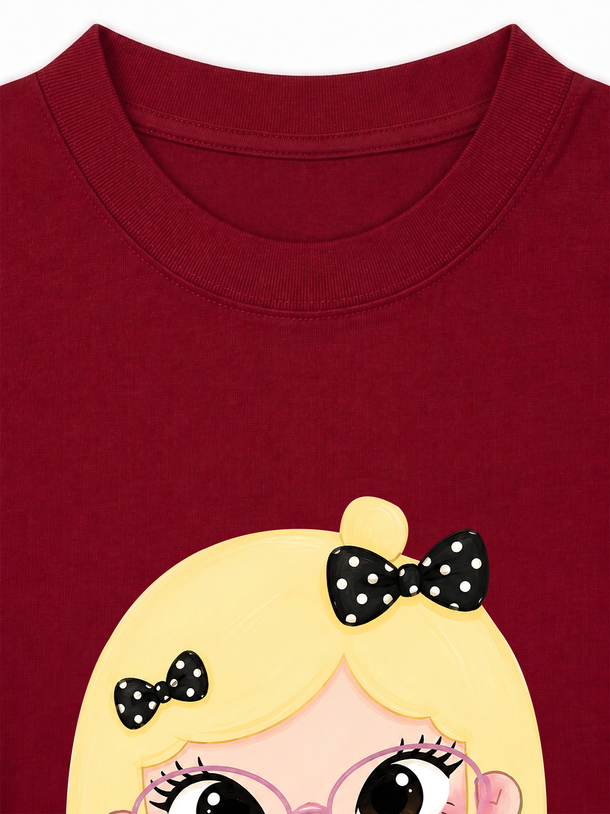 Áo Thun Relaxed Fit  Cute Dotty Girl