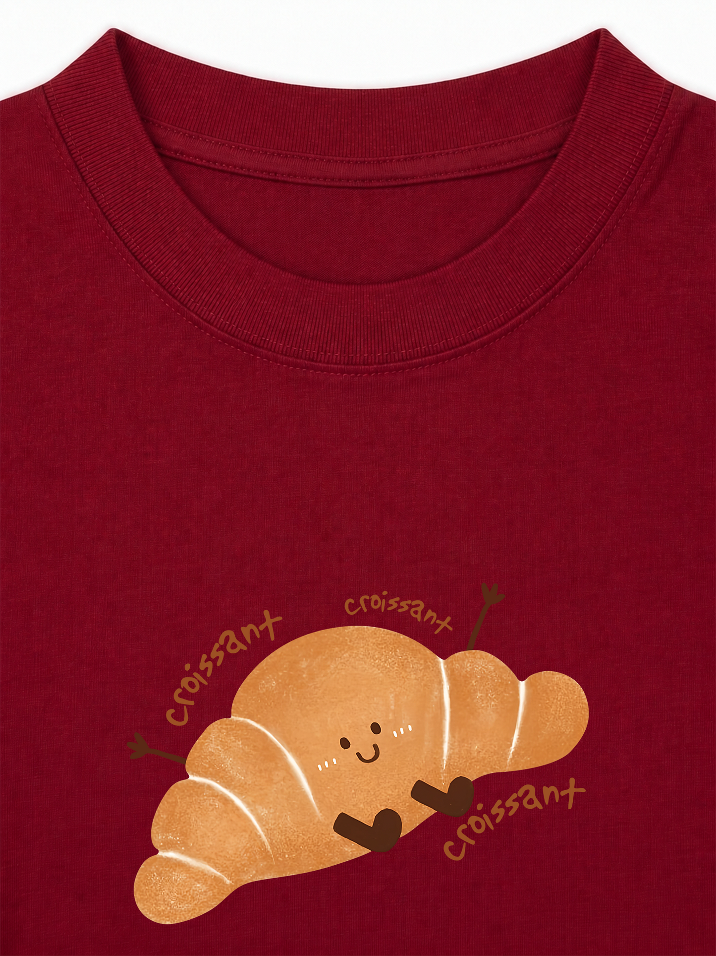 Áo Thun Relaxed Fit Happy Croissant
