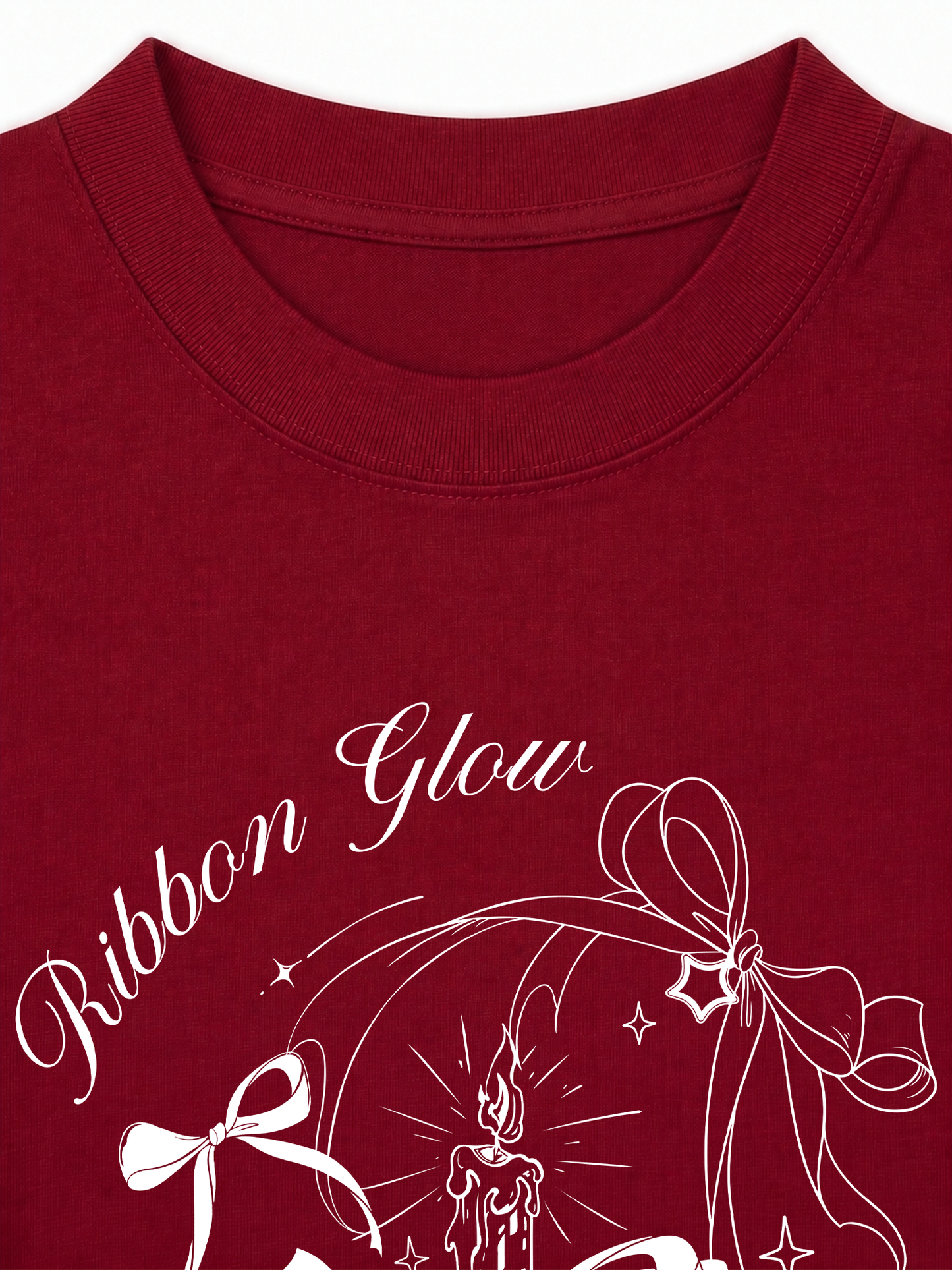 Áo Thun Relaxed Fit Ribbon Glow
