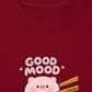Áo Thun Relaxed Fit Good Mood Sushi Pig