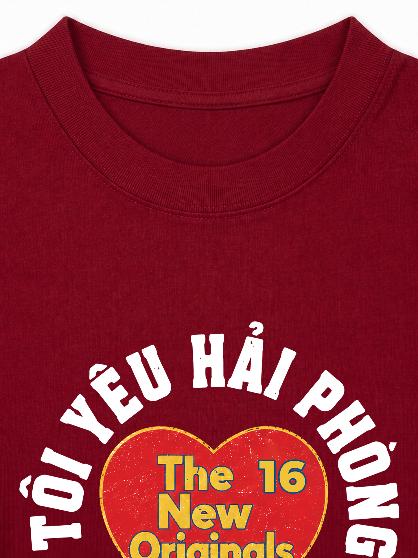 Áo Thun Relaxed Fit Tôi Yêu Hải Phòng