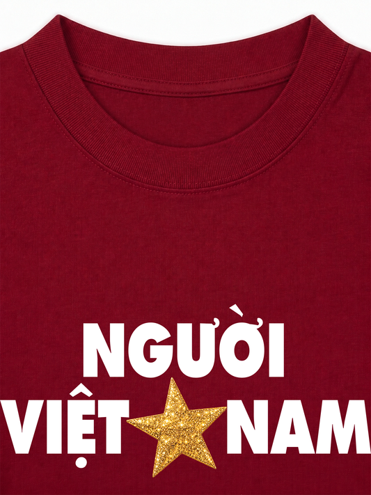 Áo Thun Relaxed Fit Người Việt Nam - Luôn Yêu Nước
