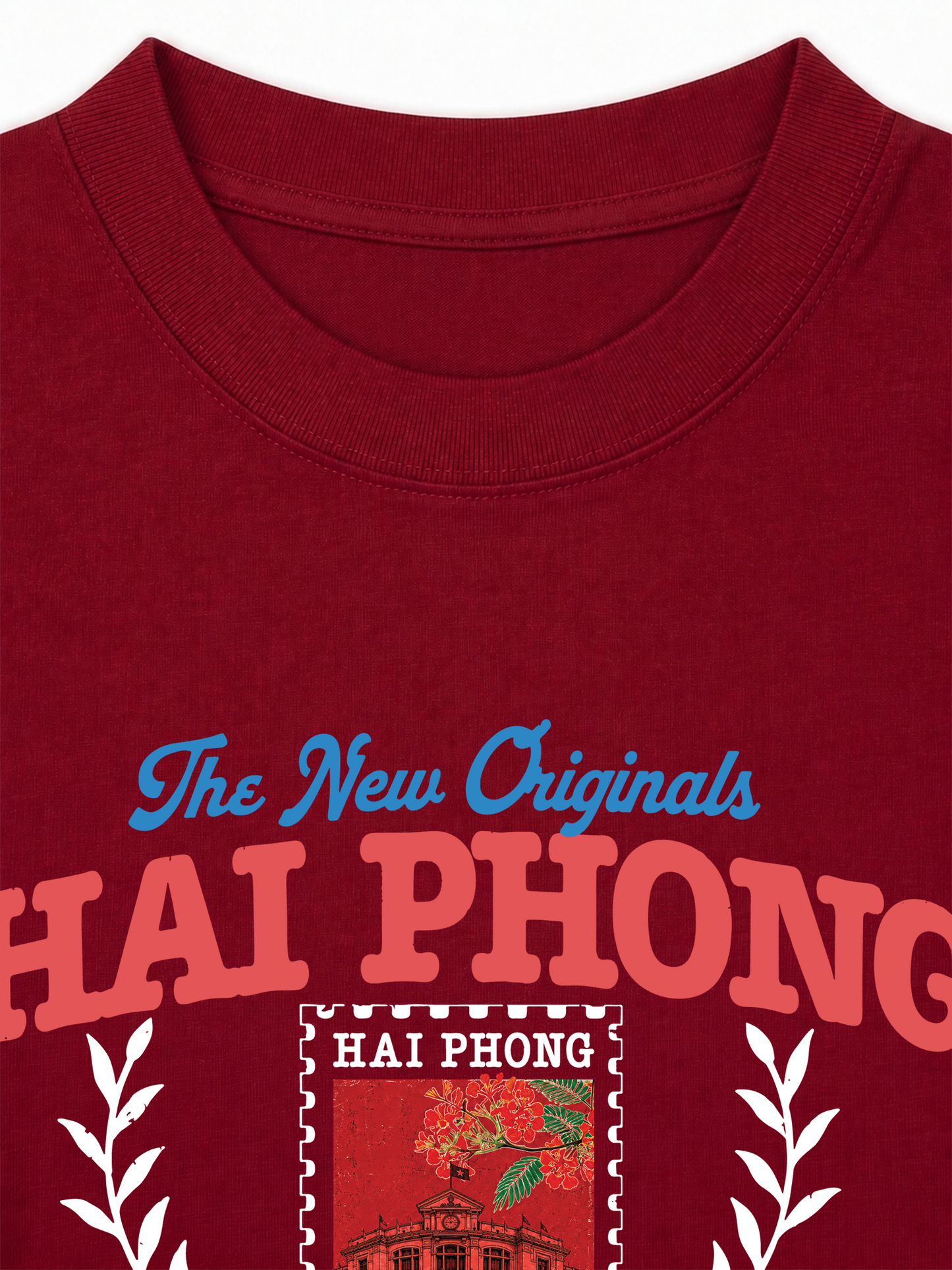 Áo Thun Relaxed Fit Thành Phố Hoa Phượng Đỏ