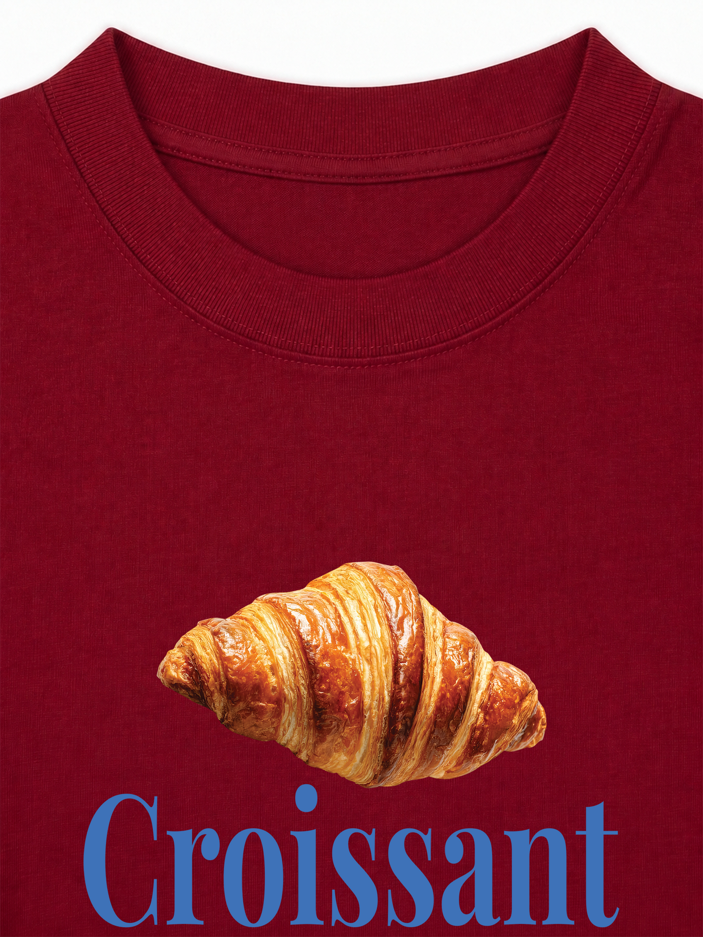 Áo Thun Relaxed Fit Croissant Quote