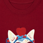 Áo Thun Relaxed Fit Kitten Day Meow With Apple