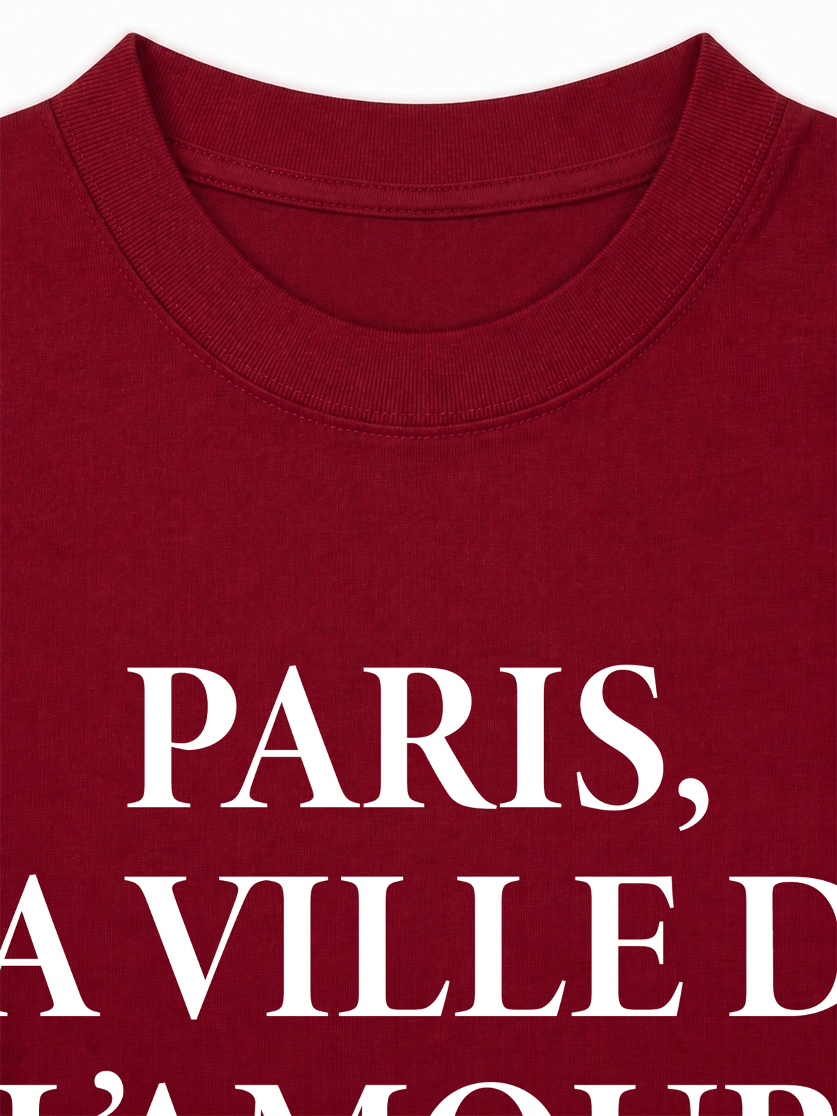 Áo Thun Relaxed Fit Paris La Ville De L'Amour