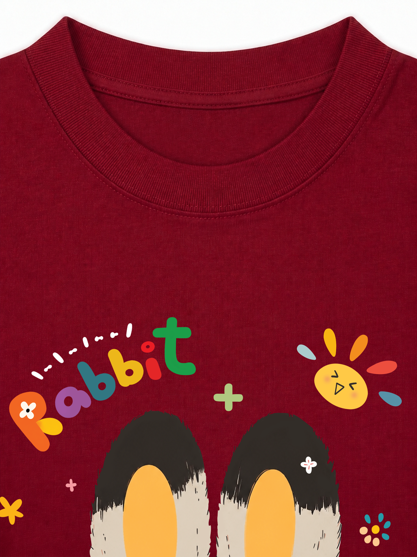 Áo Thun Relaxed Fit Rainbow Rabbit