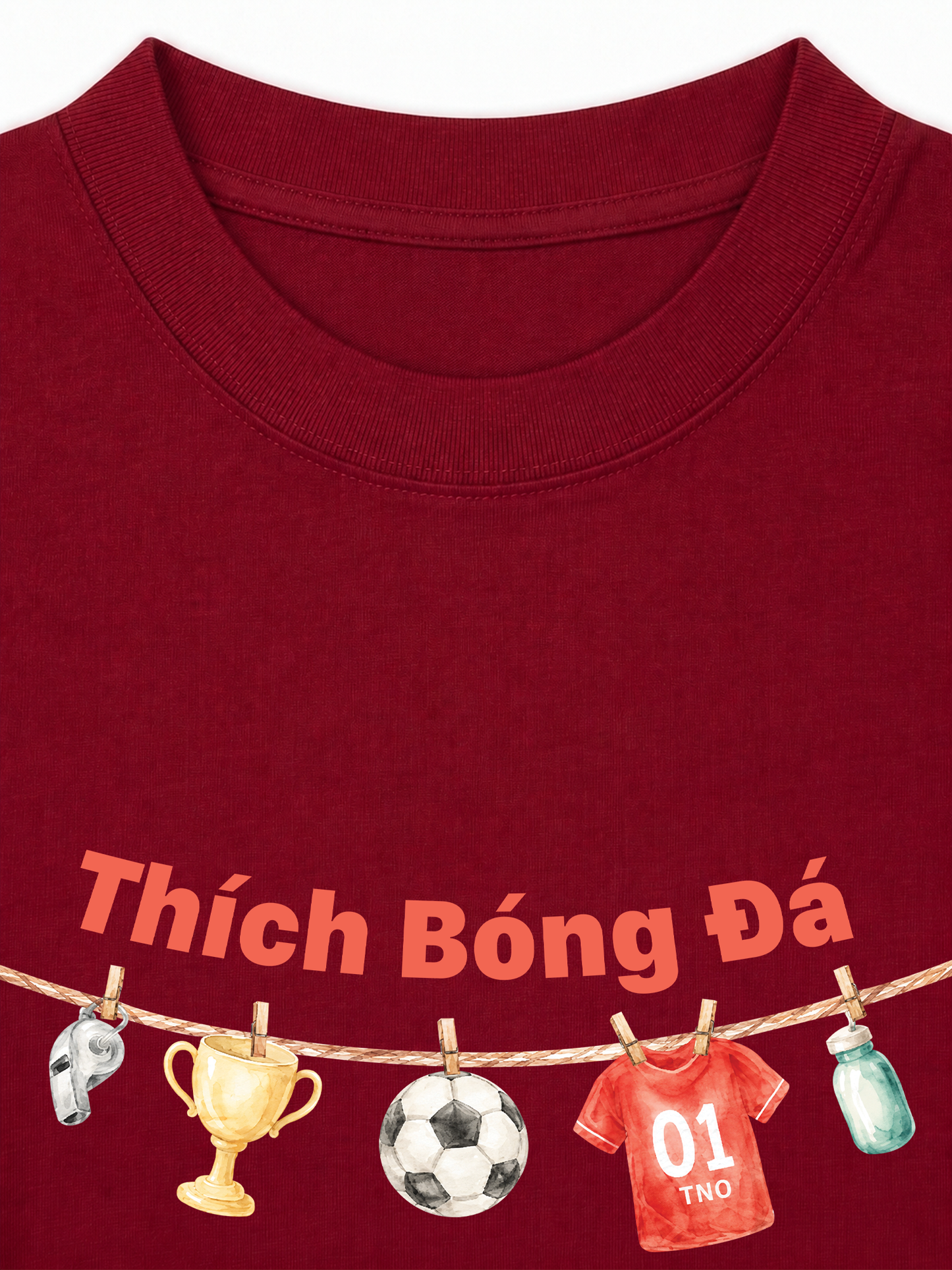 Áo Thun Relaxed Fit Thích Bóng Đá