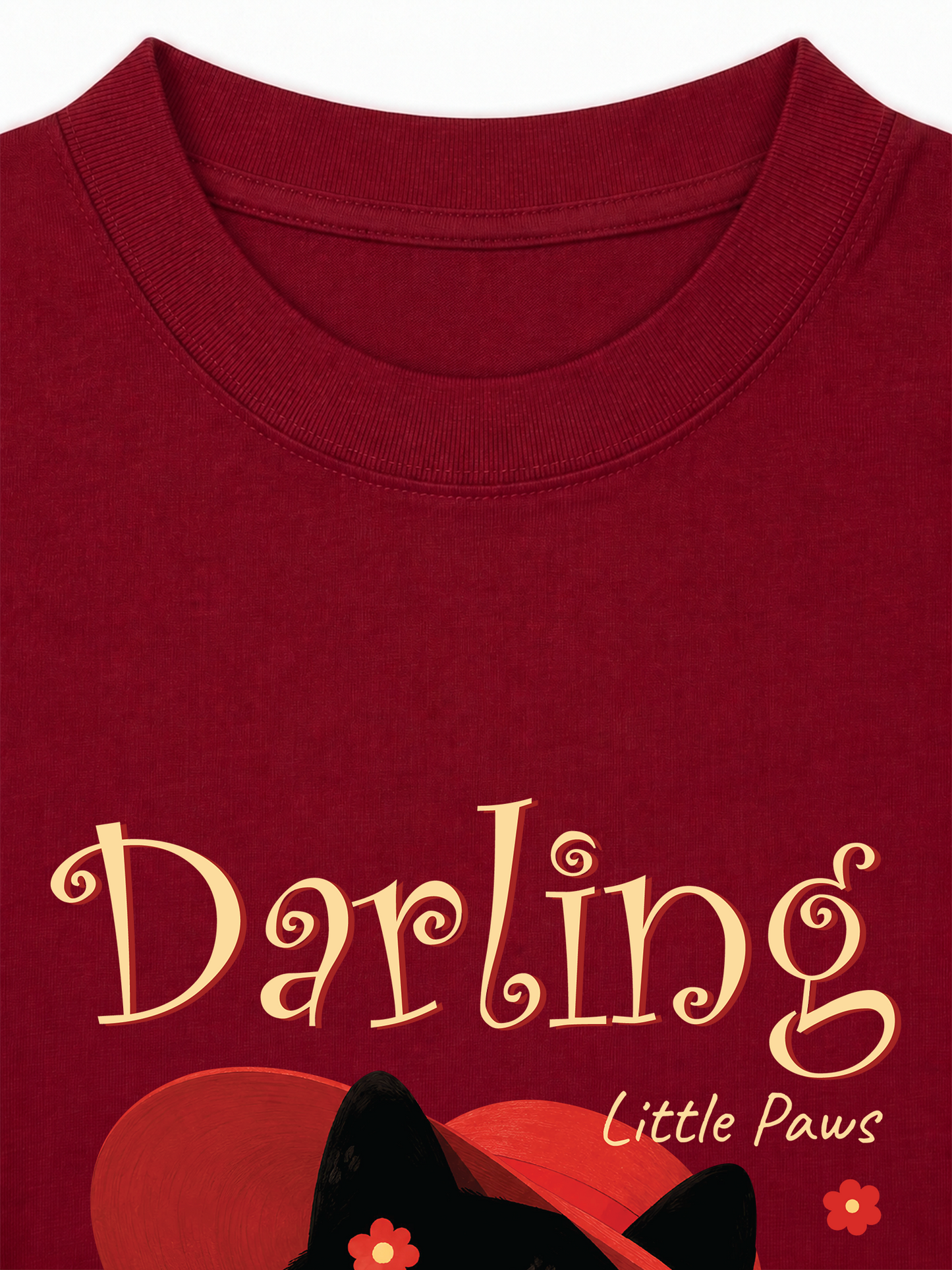 Áo Thun Relaxed Fit Darling Little Paws