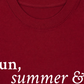 Áo Thun Relaxed Fit Sun Summer & Self Care