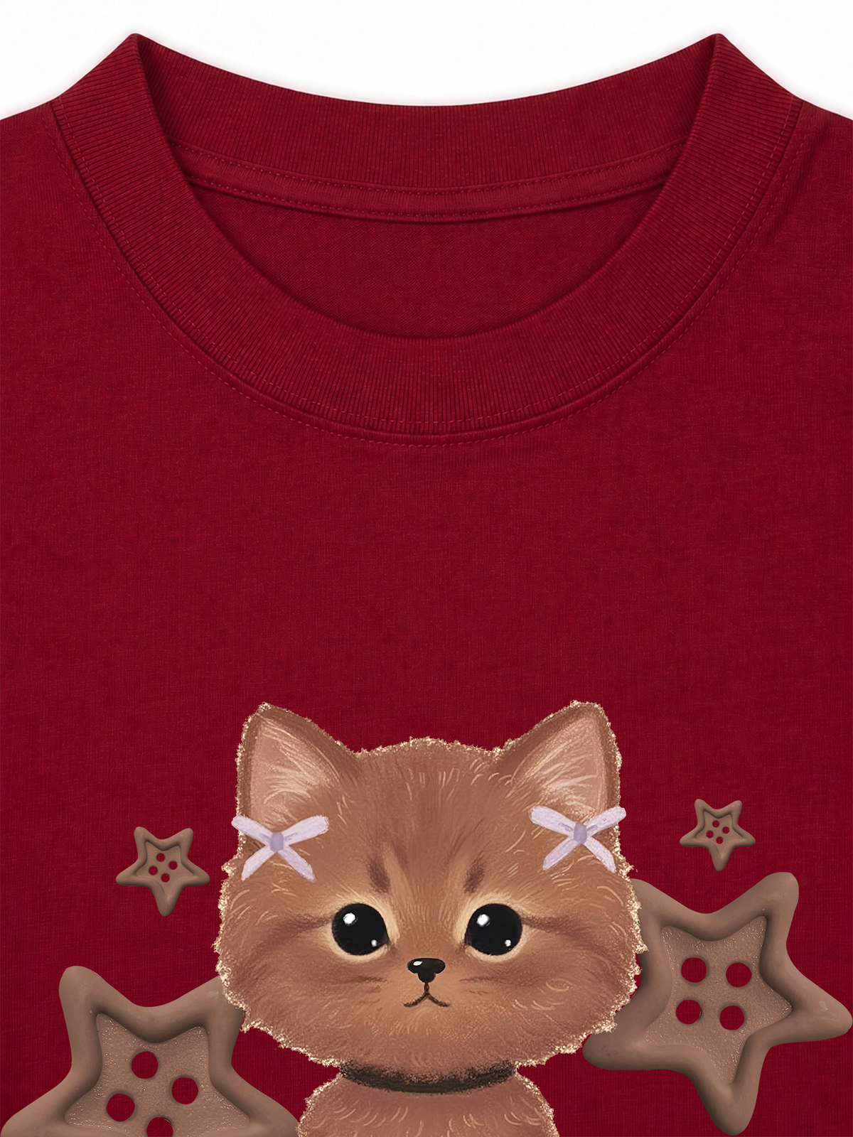 Áo Thun Relaxed Fit Brown Cat