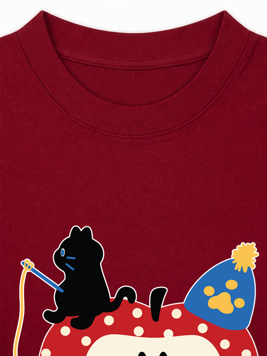 Áo Thun Relaxed Fit Le Petit Pêcheur Meow
