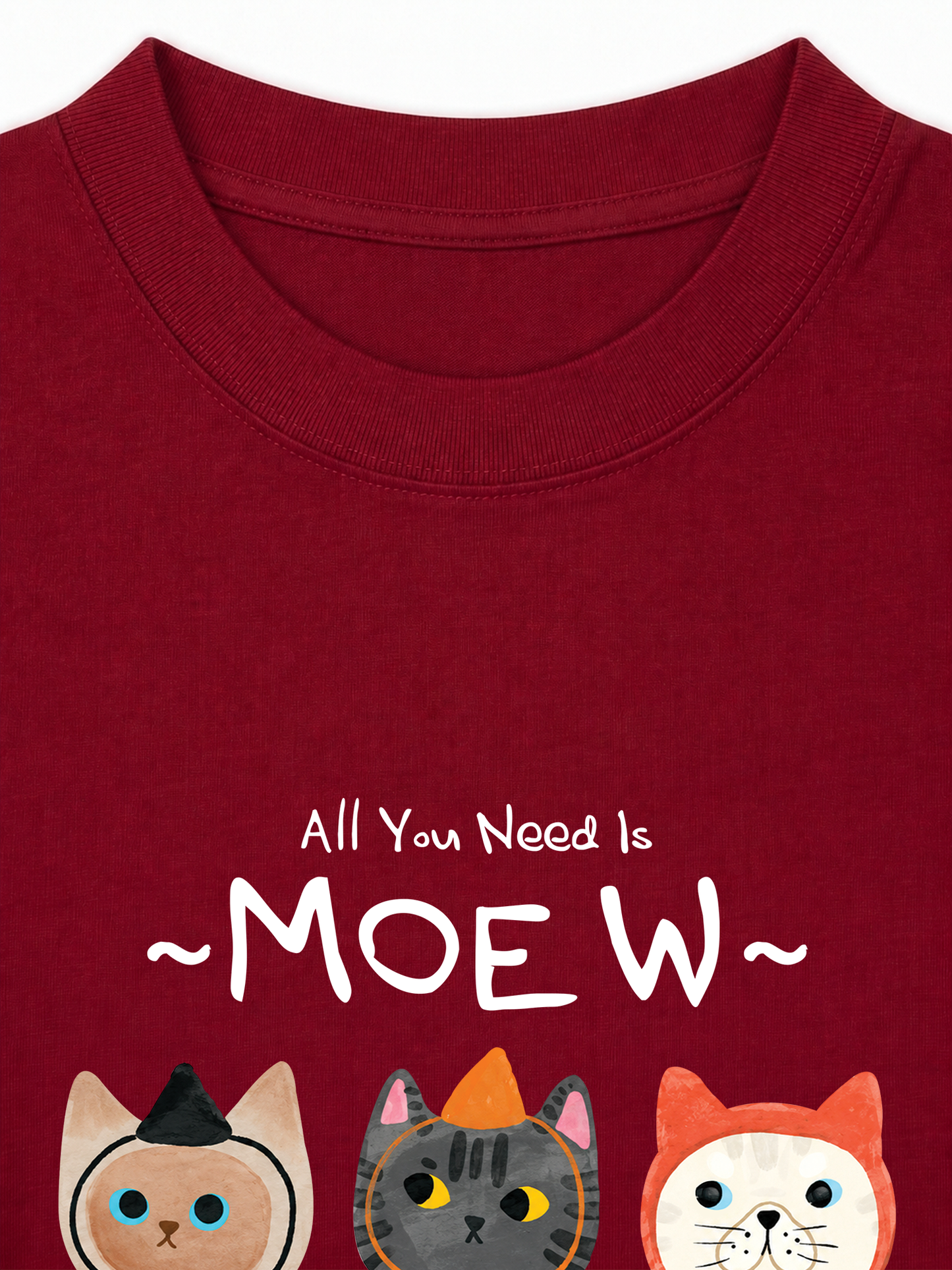 Áo Thun Relaxed Fit All You Need Is Moew