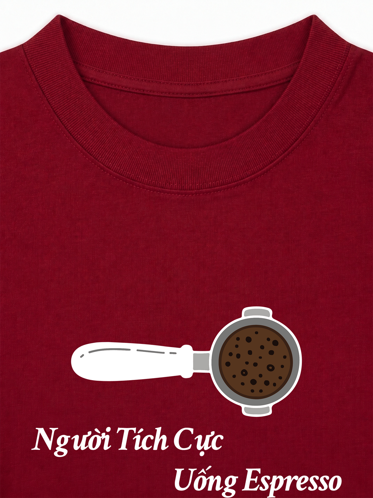 Áo Thun Relaxed Fit Người Tích Cực Uống Espresso